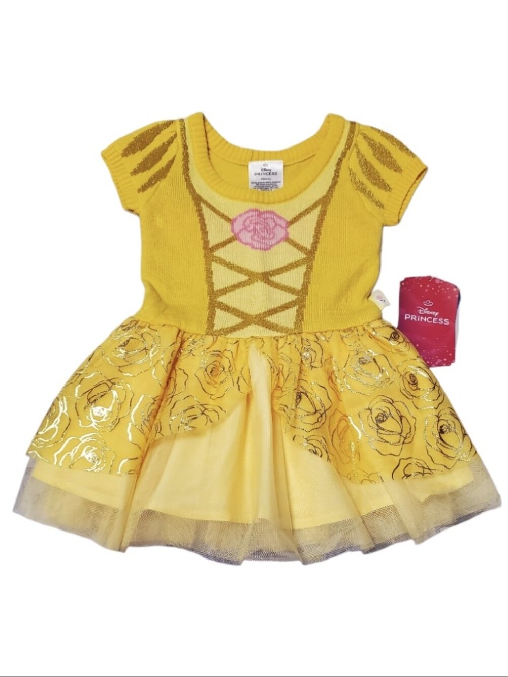 NWT Disney Princess Baby Girl Belle Halloween Costume Dress 12M